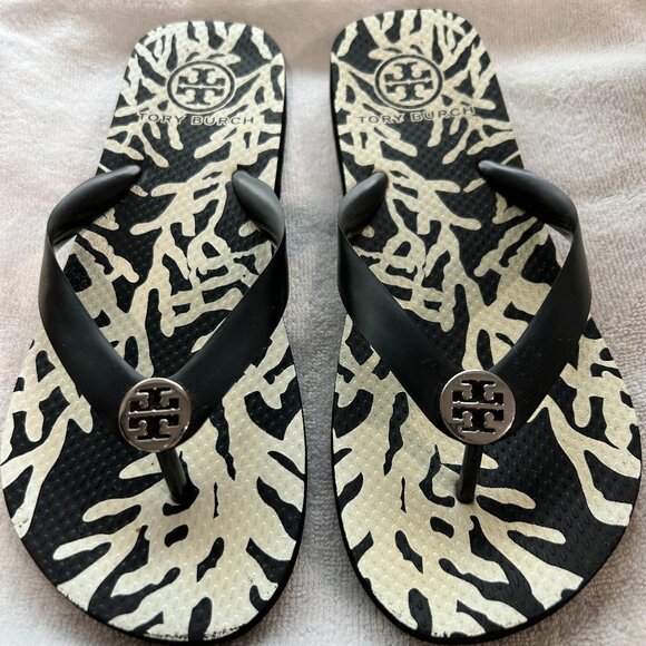 Women's Tory Burch Flip Flops - Picture 1 of 4